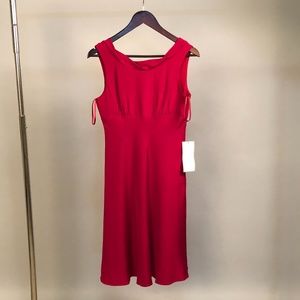 J Crew Special Occasions red silk dress - 8P NWT